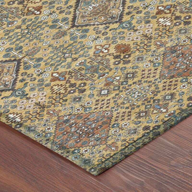 Machine Washable Indoor/ Outdoor Global Bidunga Chantille Rug