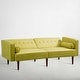 preview thumbnail 4 of 20, Modern Style Upholstered Velvet Sofa Couch for Living Room in Teal - 79'' W X 33'