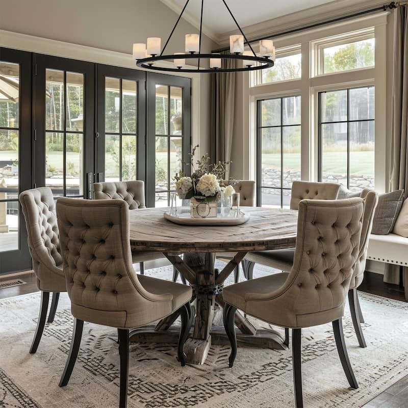 Aragon 10 Light Matte Black Chandelier