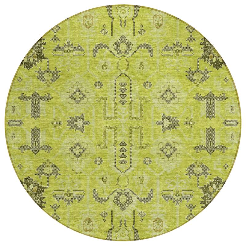 Machine Washable Indoor/ Outdoor Chantille Boho Rug