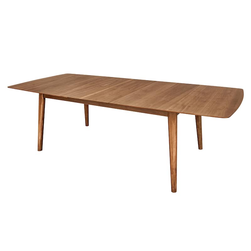 Rye Studio Santos 75-92 x 37 Mid-Century Extension Dining Table