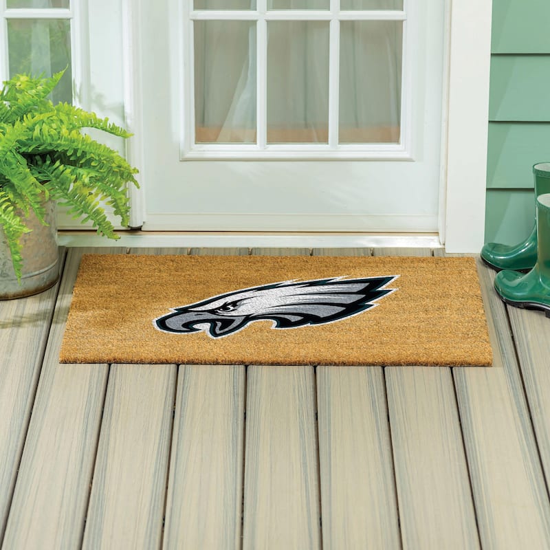 Philadelphia Eagles Full Color Indoor/Outdoor Coir Mat - 36" x 24"