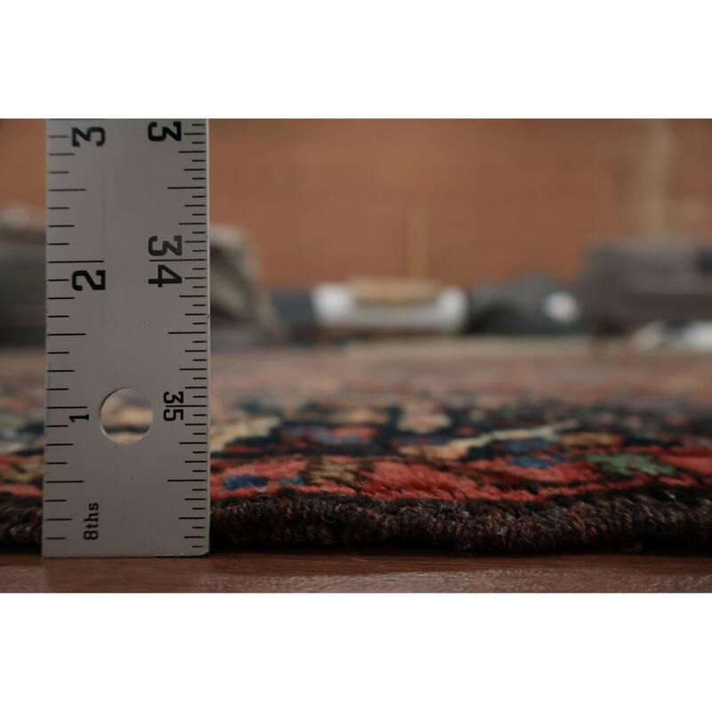 Hand Knotted Oriental 100% Wool Carpet Traditional Tribal Oranges & Rust Gharajeh Area Rug - 6' 4'' X 4' 6''