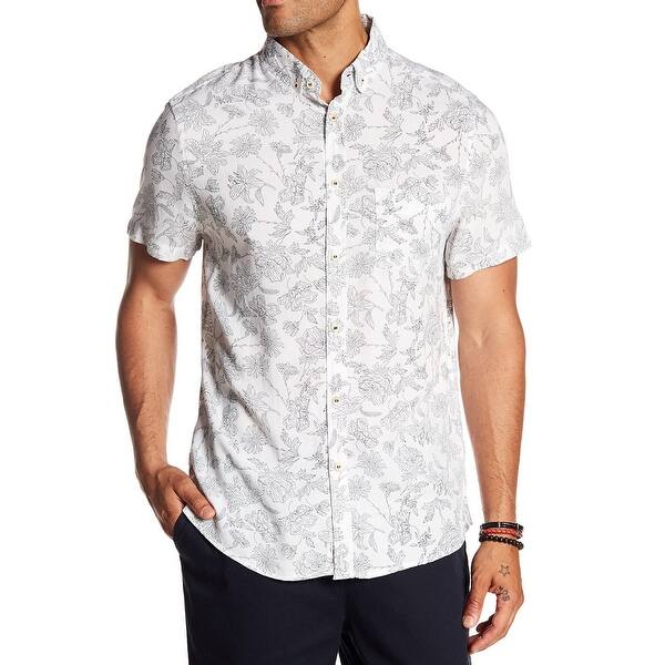 Shop Sovereign Code White Mens Xl Kelso Patterned Short Sleeve
