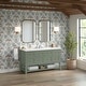 preview thumbnail 31 of 45, Breckenridge 60" Double Vanity, Smokey Celadon - 60D
