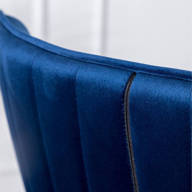Upholstered Wingback Bar Stools, Set of 2