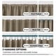preview thumbnail 101 of 109, Deconovo Back Tab Blackout Curtains (2 Panel)