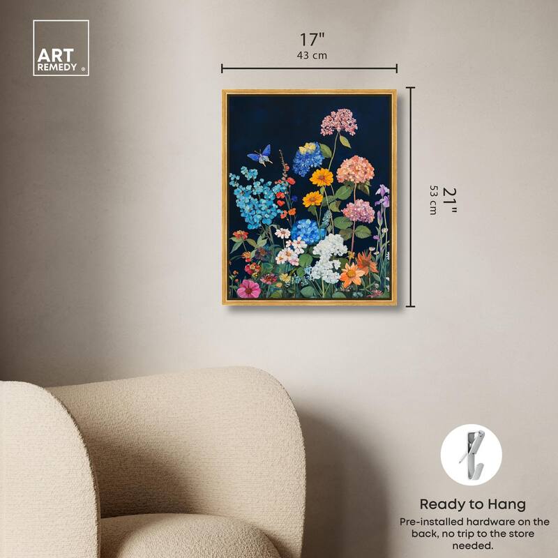 Twilight Blossoms II Canvas by Art Remedy