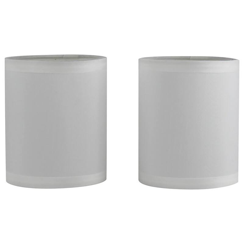 Chandelier Drum Shade, Faux Silk, Clip On, 4 inch Bottom Diameter, 4.75" Height