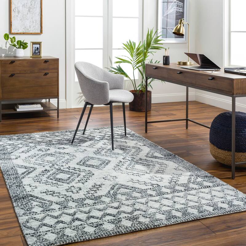 Mainholme Handmade Performance Outdoor Safe Area Rug - 5' x 7'6" - Slate