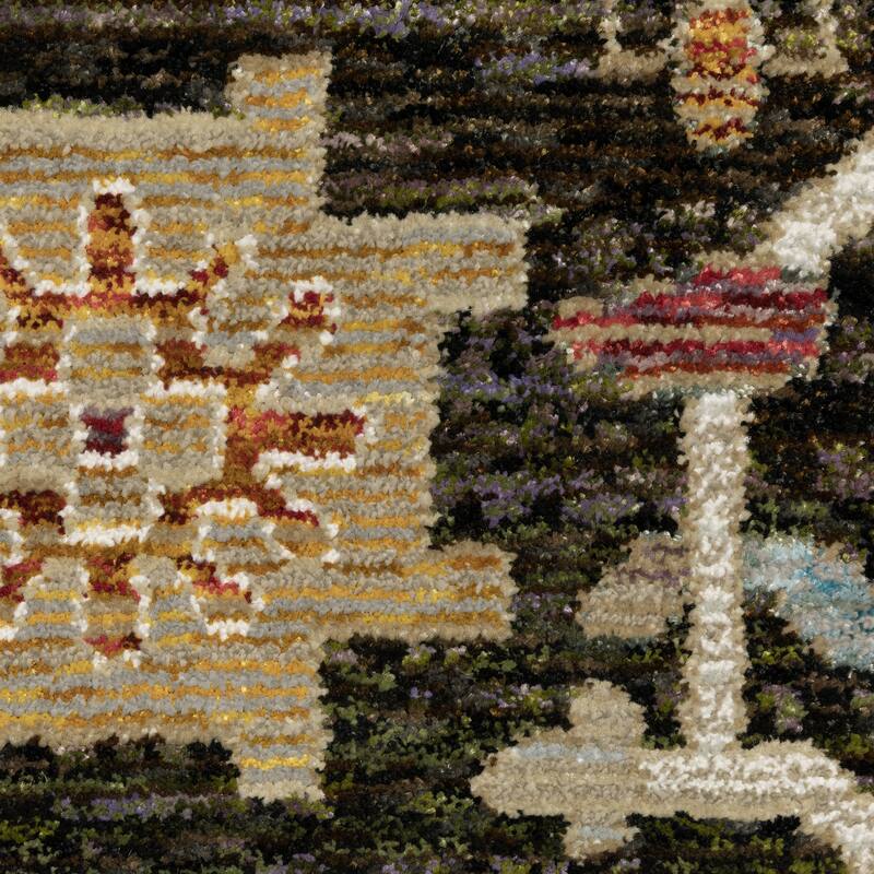Style Haven Adalynn Vintage Bohemian Brown/ Multi Area Rug