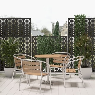 Outdoor Privacy Screen Panel Free Standing Square - 76x47 - On Sale ...