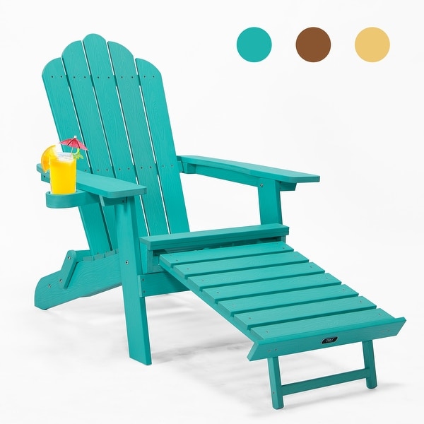 Patio chair with pull out ottoman store