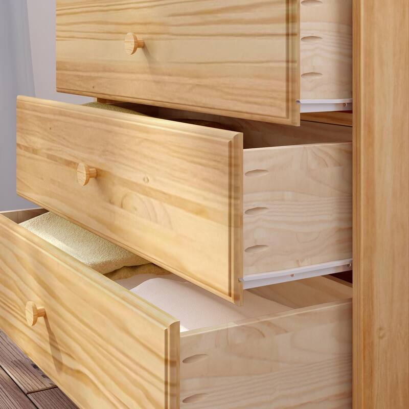 Max and Lily 3-Drawer Solid Wood Dresser