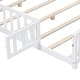 preview thumbnail 13 of 13, Full size Floor Platform Bed with Fence and Door, Montessori Floor Bed Frame with Support Slats for Toddlers,Wooden Floor Bed