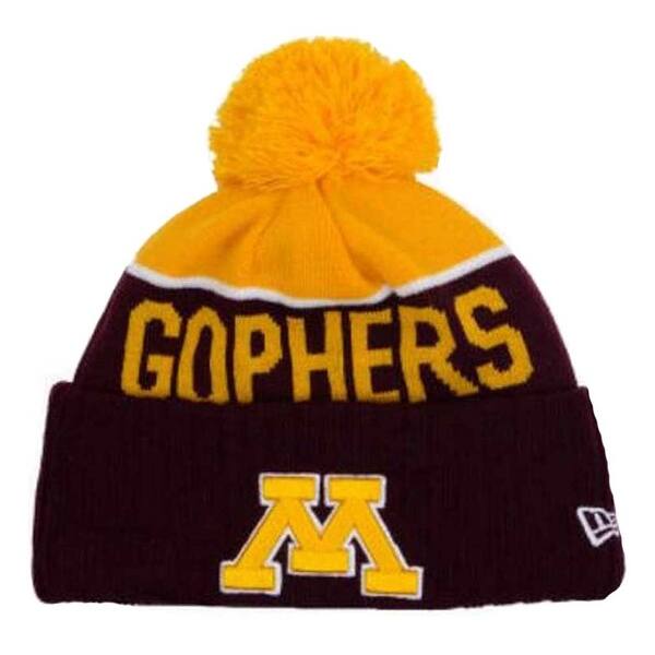 Shop New Era Minnesota Golden Gophers Beanie Sport Knit Cap Hat