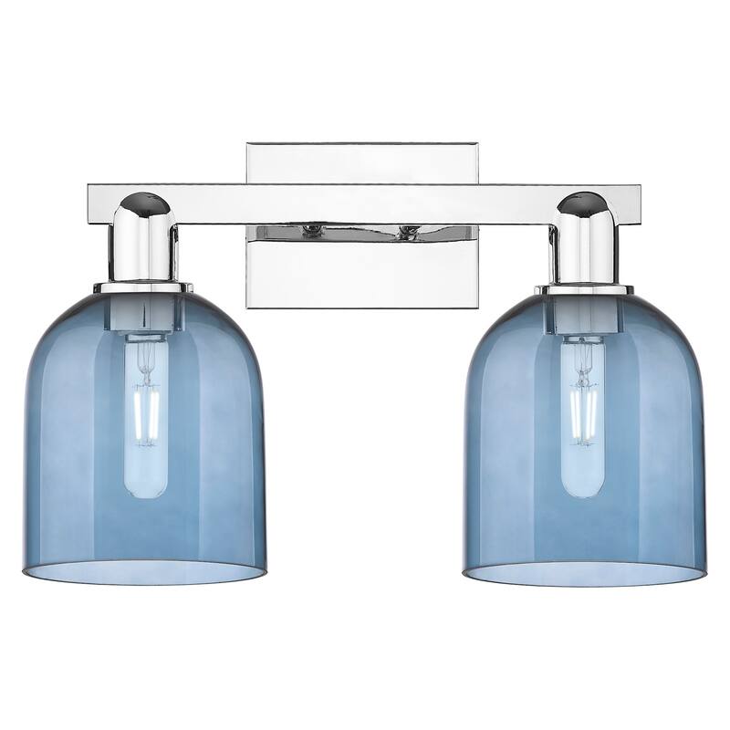 Innovations Lighting 716-2W-12-17 Bella Vanity Bella 2 Light 17" Wide - Polished Chrome / Blue