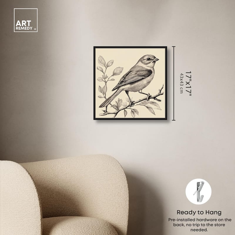 Bird's Gaze Canvas by Art Remedy