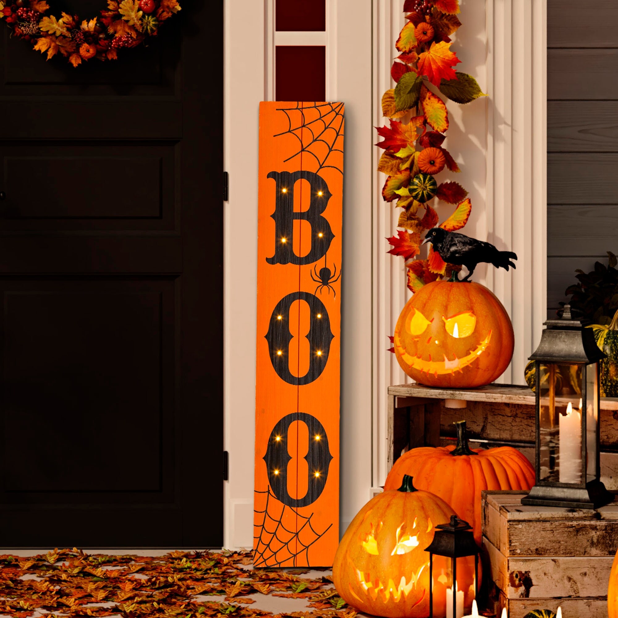 Halloween porch signs