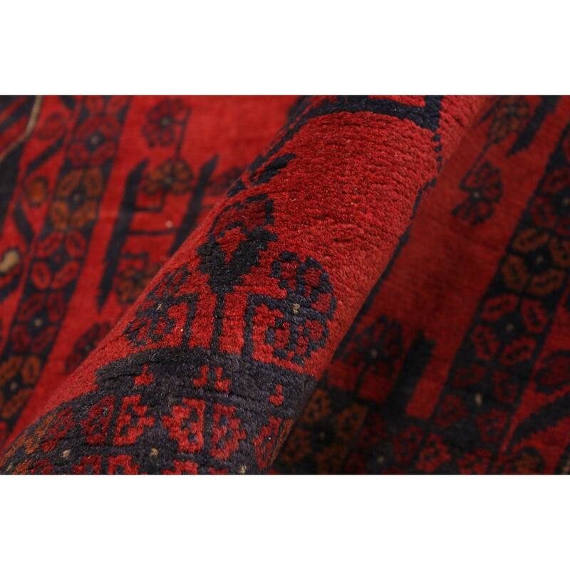 Tribal Biljik Khal Mohammadi Kenia Red/Blue Runner - 2'11'' x 9'2''