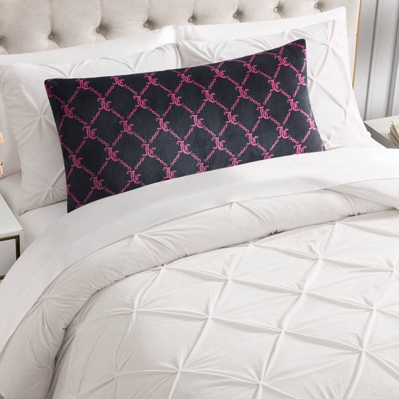 Juicy Couture Lattice Print Plush Body Pillow 1-Piece