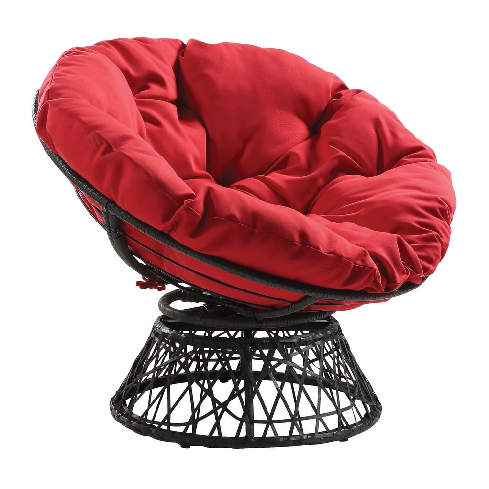 The Curated Nomad Avoca Woven Wicker Papasan Chair
