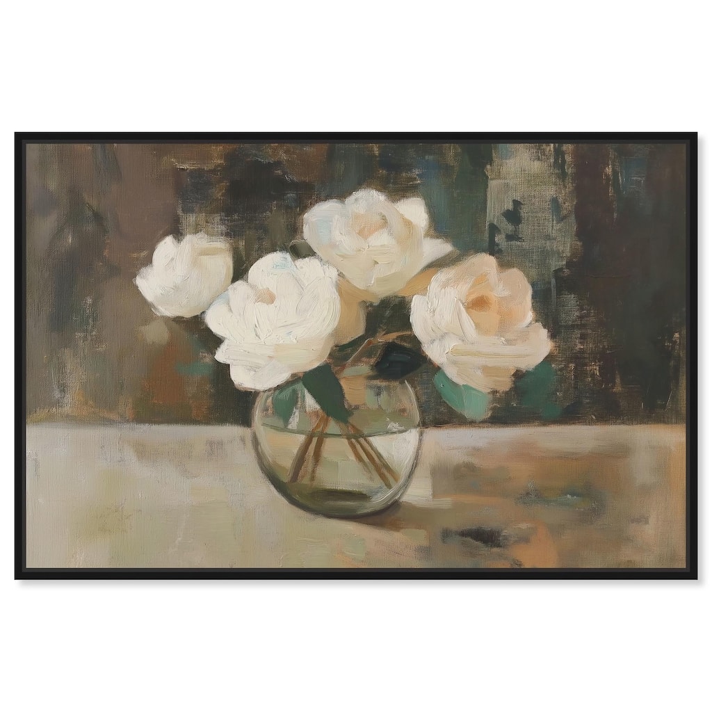 Creamy Cascade Cluster I Canvas by Art Remedy