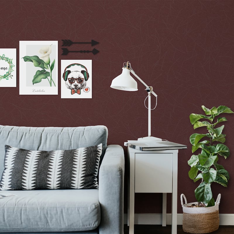 SUSSEXHOME Removable Wallpaper-Waterproof, Strippable, Light Resistance & Cleanable Wall Paper Roll-Wallpaper-Scratch