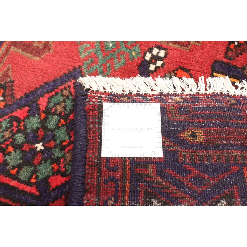 ECARPETGALLERY Hand-knotted Anadol Red Wool Rug - 4'2 x 6'7