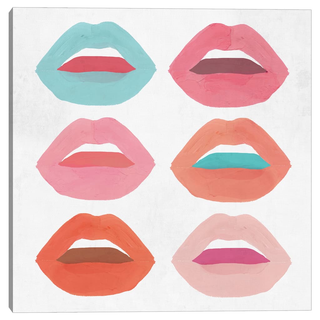 Flaming Lips I by Isabelle Z Canvas Art Print