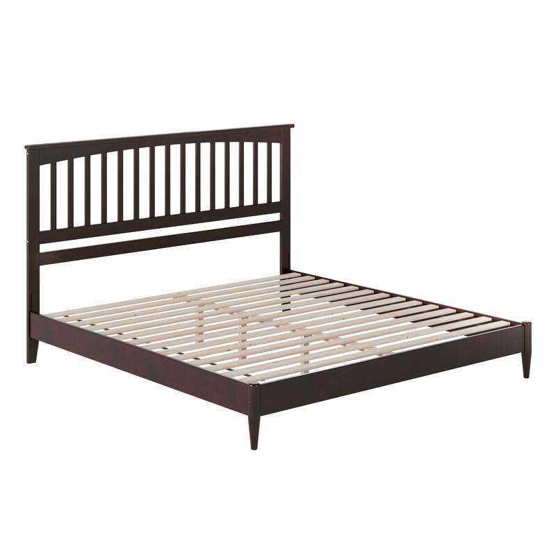 Becket Solid Wood Low Profile Platform Bed