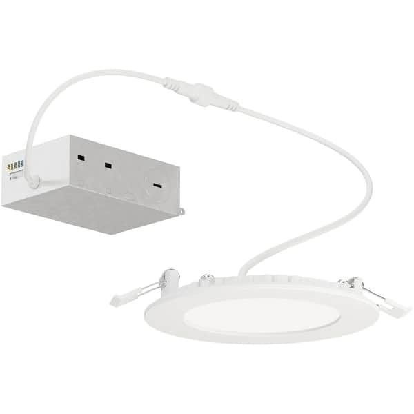slide 2 of 4, Maxim 67705WT Slim LED Canless Recessed Fixture - 5CCT White