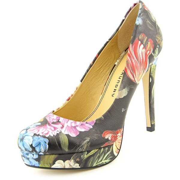 Chinese Laundry Wonder Women Open Toe Synthetic Black Platform Heel