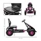 preview thumbnail 18 of 16, Kids Pedal Go Kart Ride-On Toy with Adjustable Seat, Suspension, Hand Brake & Rubber Wheels, for Ages 5-12, 110 lbs Capacity