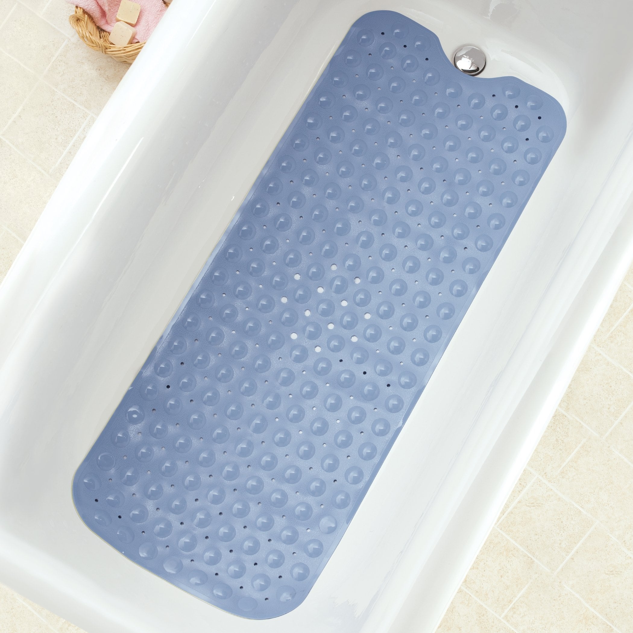 Bubbles Non-Slip Oval Bathtub Mat 28 L x 15 W - On Sale - Bed Bath & Beyond  - 28303138
