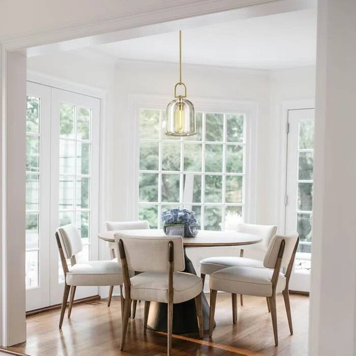 Crystal Hemisphere Pendant Light