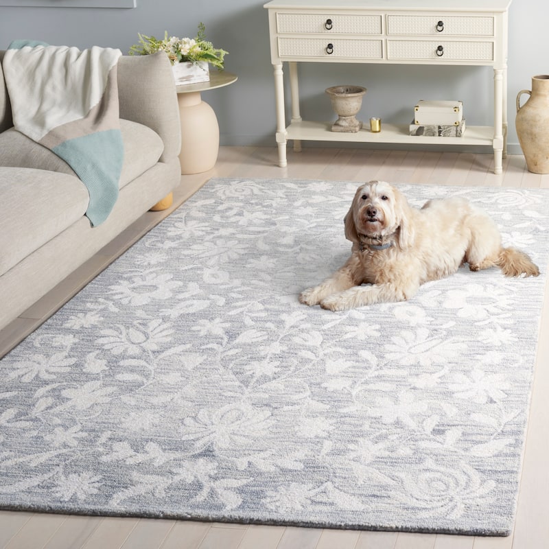 SAFAVIEH Handmade Metro Hayfa Wool & Chenille Rug