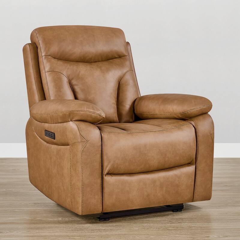 Spruce & Spring Dual Motor Power Recliner Wall Hugger with Power Headrest