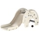 preview thumbnail 1 of 6, 3 in 1 Toddler Slide for Years 1-3, Kids Slide with Climber, Basketball Hoop, Elephant-Shaped Indoor Slide, Cream White Cream White