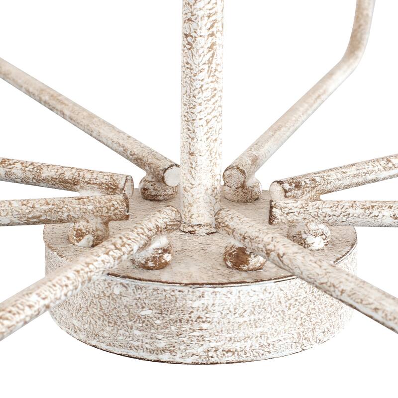 8-Light Farmhouse Traditional Candle Chandelier for Dining Room Bedroom Living Room