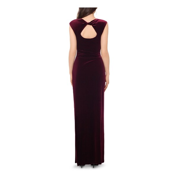 Xscape burgundy dress clearance