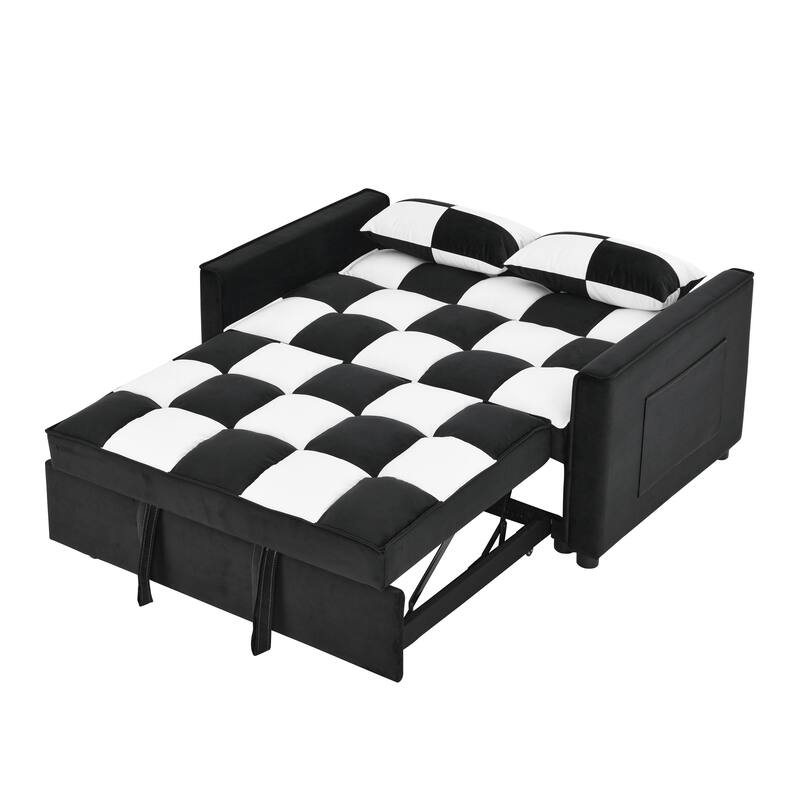 3-in-1 Convertible Pull Out Sleeper Chair Sofa Bed