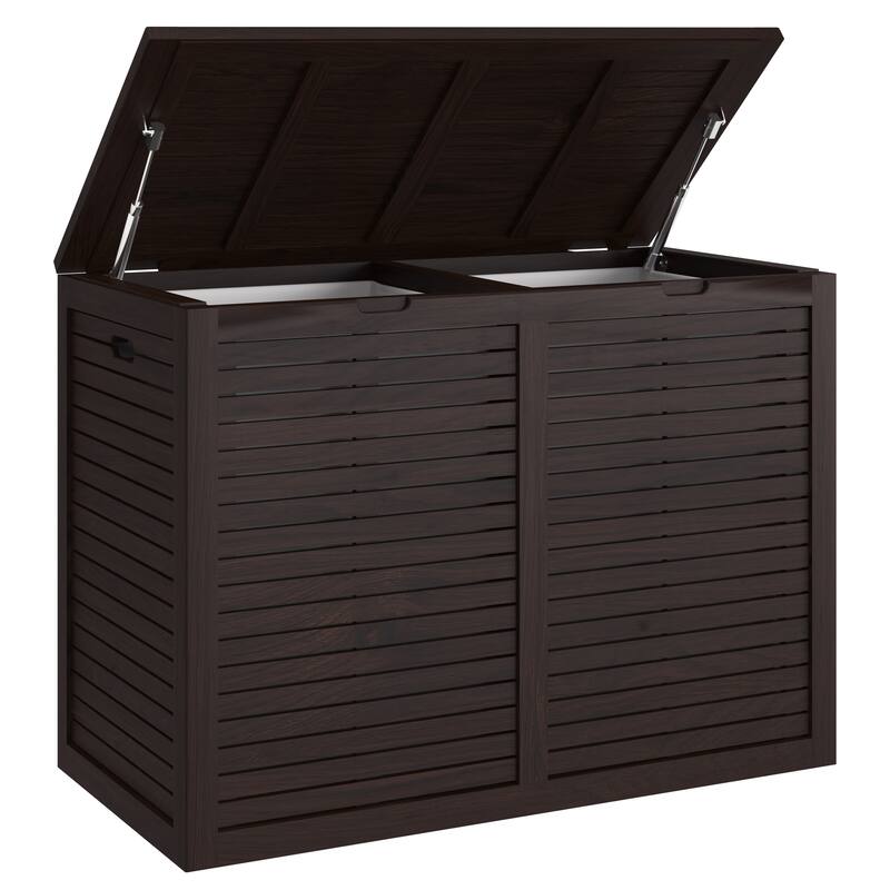 The Original Spa Square Teak Laundry or Storage Hamper