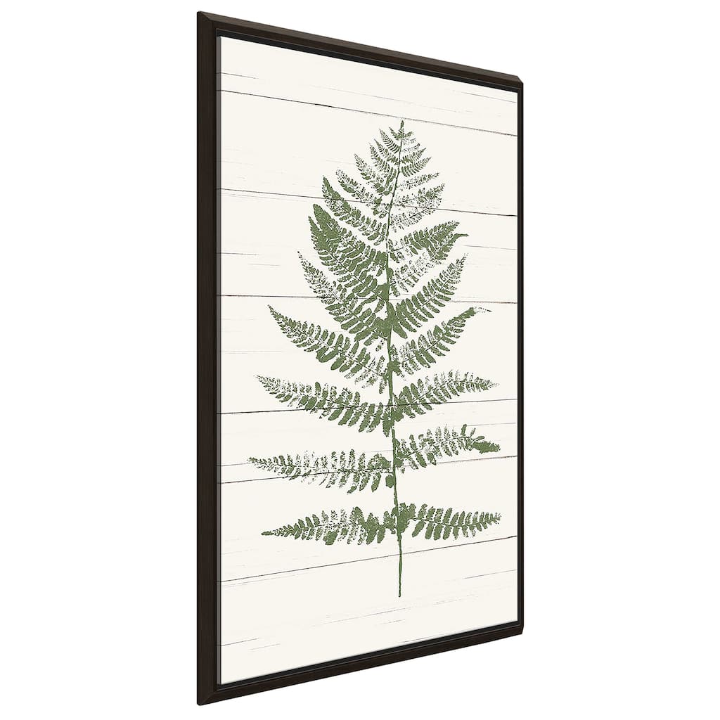 "Fern Print II" Print on Floating Canvas