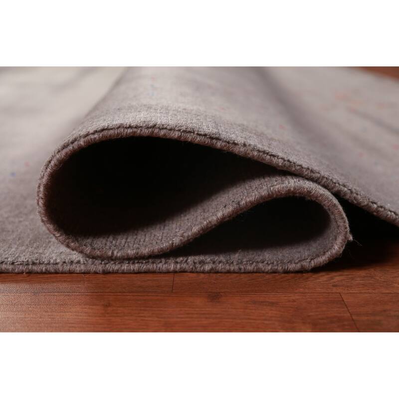 Tribal Gabbeh Indian Area Rug Hand-Knotted Living Room Wool Carpet - 9'2" x 11'11"