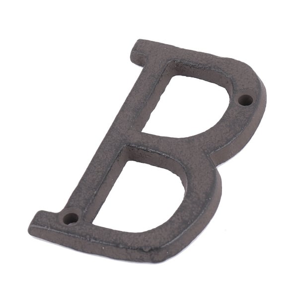 Shop House Street Cast Iron B Shaped Vintage Style Diy Door Letter