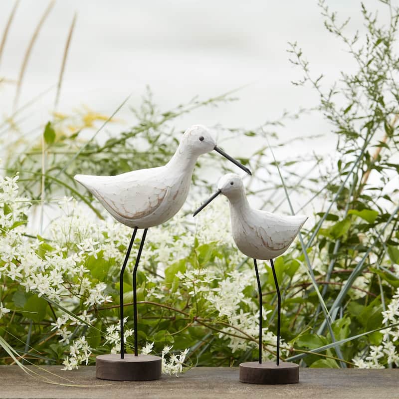 Sea Birds Standing Figurines - 14.5" - Set of 2