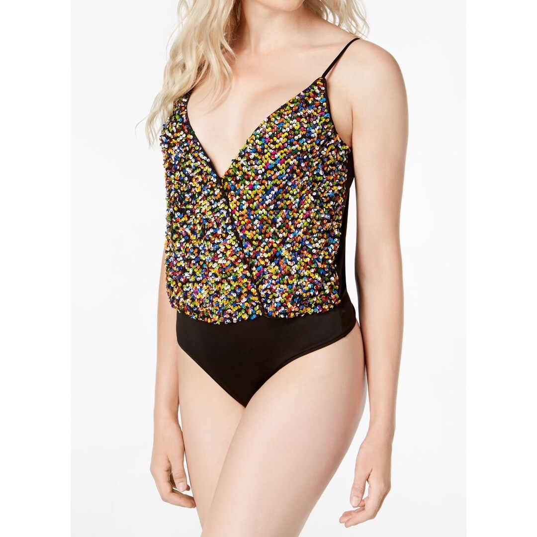 rainbow sequin bodysuit