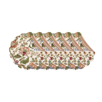 Amara Quilted Placemat Set 6