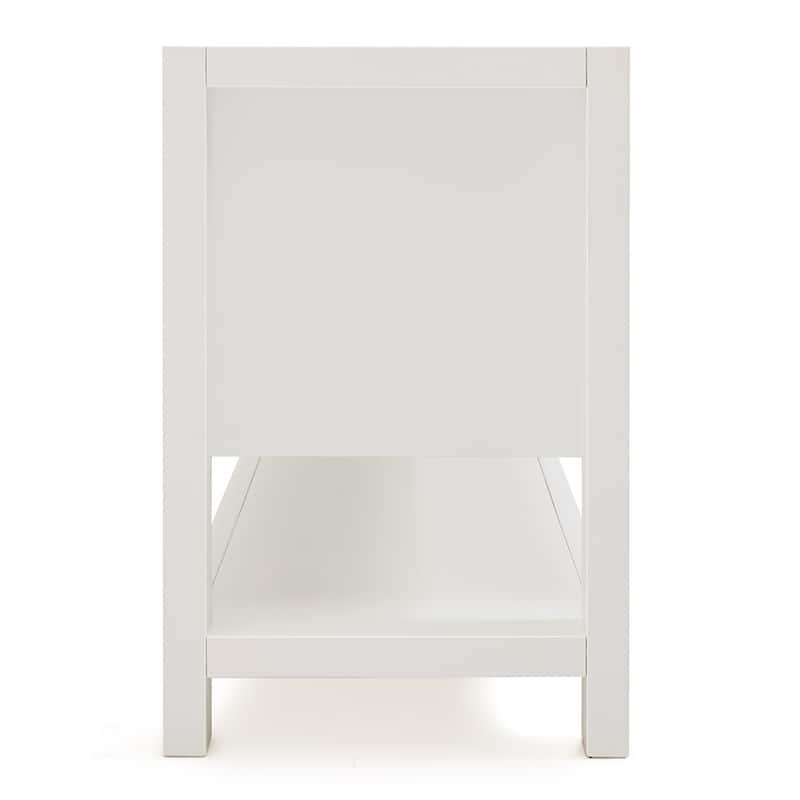 Ariel R072D-BC Bayhill 72" Double Free Standing Vanity Cabinet Only